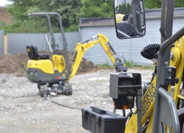 Emissions free construction sites